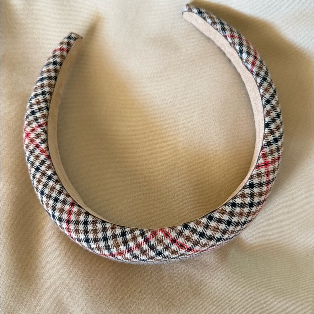 New Plaid Patterned Headband